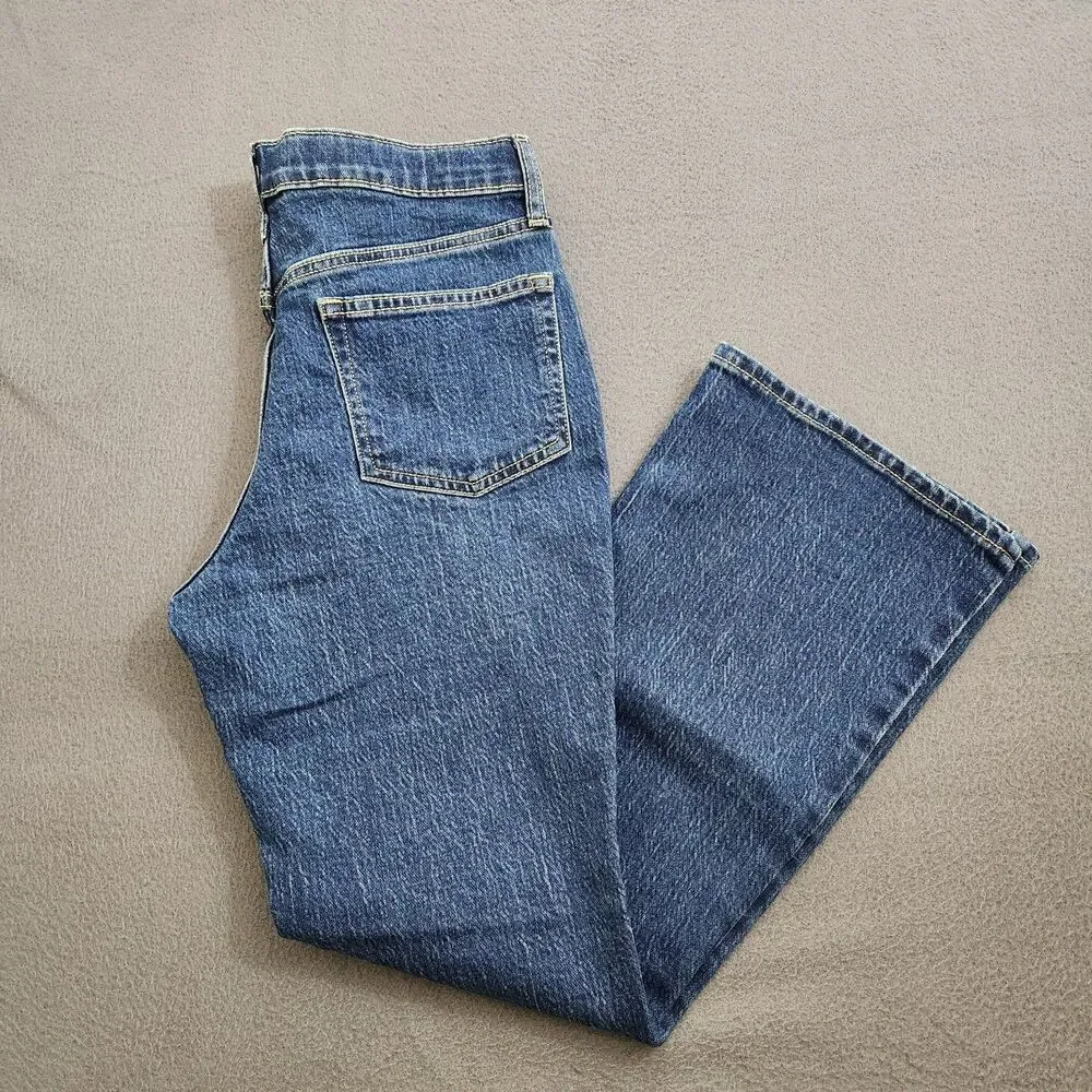 Old Navy Girls 12 Plus High Rise Flare Adjustable Waist Jeans NWT